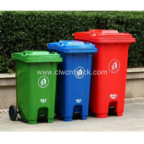 High quality mobile outdoor 50-240L plastic rubbish bin